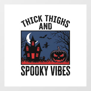 Dikke Dijen En Griezelige Trillingen Halloween T-s Raamsticker