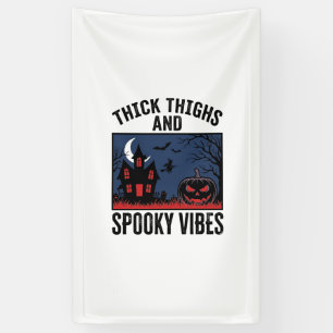 Dikke Dijen En Griezelige Trillingen Halloween T-s Spandoek