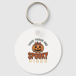 Dikke Dijen En Griezelige Vibes Pompoen Halloween Sleutelhanger