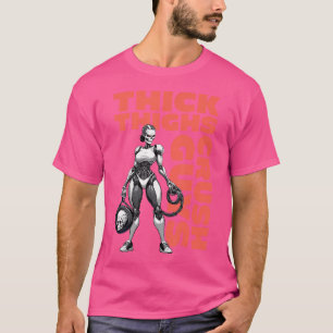 Dikke Dijen Kraken Kerels Gewichtheffen Bodybuildi T-shirt