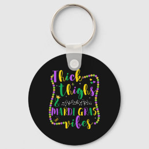 Dikke Dijen Mardi Gras Sfeer Dames Sleutelhanger
