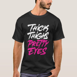 Dikke dijen ogen plus grootte t-shirt