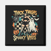 Dikke Dijen Soky Vibes Funny Ghost Halloween Magneet (Voorkant)