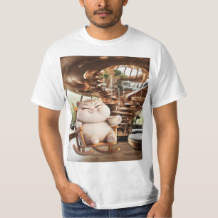 Dikke en bruisende koffietijd t-shirt