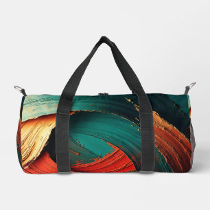 Dikke Impasto Olie Geschilderde Abstract Plunjezak