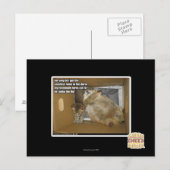 Dikke kamergenoot briefkaart (Voorkant / Achterkant)