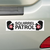Dikke patrouille bumpersticker (Op auto)