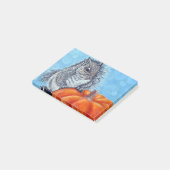 Dikke pompoen post-it® notes (Schuin)