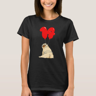 Dikke Pug 14e Verjaardag Kinderballonfeest T-shirt