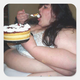 Dikke Stomme Slob Gross uit Grappige Sticker