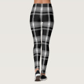 Dikke strepen geruite legging (Achterkant)