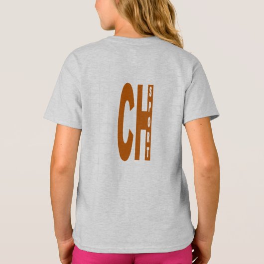 Dikke T-shirt DOS DESIGN CH SPORT (Achterkant)