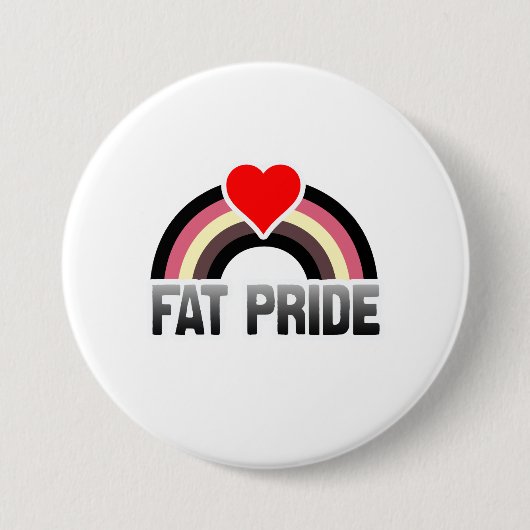 Dikke trots ronde button 7,6 cm (Voorkant)