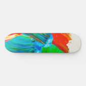Dikke verf Smear Skateboard (Horizontaal)