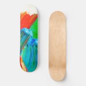 Dikke verf Smear Skateboard (Voorkant)