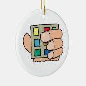 dikke vinger keramisch ornament (Rechts)