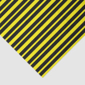 Dikte en dunne gele en zwarte strepen tissuepapier (Detail)