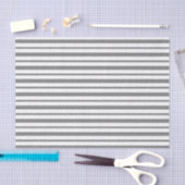 Dikte en dunne steenkool, grijze en witte strepen tissuepapier (Craft)