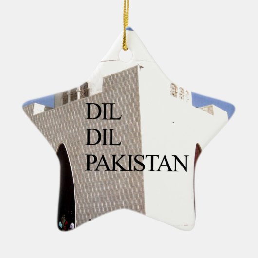 Dil Dil Pakistan Hakuna Matata Keramisch Ornament (Voorkant)