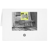 Dilapided Corral Gate - Aangepaste foto en tekst (Achterkant Horizontaal)