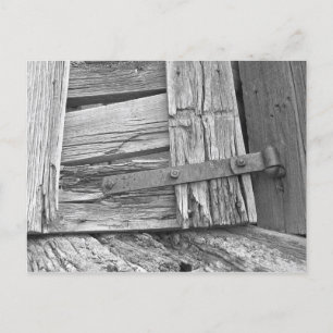 Dilapided Corral Gate-foto Briefkaart