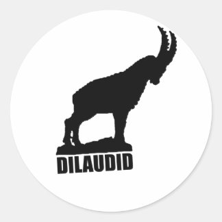 Dilaudid Ronde Sticker