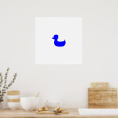 Dilbert blue-duck - authentiek poster (Keuken)