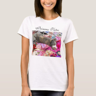 Dilemma van prinses Tatus Cat met diva Petten T-shirt