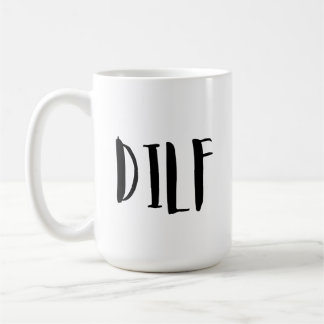 DILF Funny Café Mug avec citation, Drôle Mug Cadea