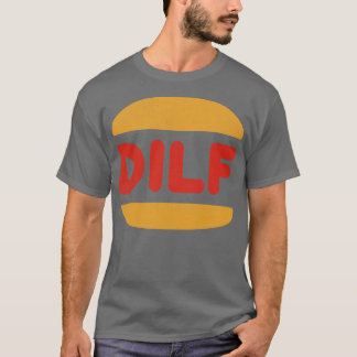 DILF Retro Stijl Typografie Ontwerp 1 T-shirt