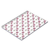 Dill Daisy Carnet Motif blanc (Côté gauche)