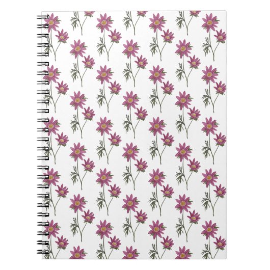 Dill Daisy Carnet Motif blanc (Devant)