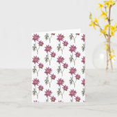 Dill Daisy Groetjes Kaart White Pattern (Gele Bloem)