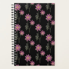Dill Daisy Planner - Zwart patroon