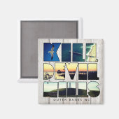 Dill Devil Hills - Buitenbanken NC Magneet (Voorkant / Achterkant)