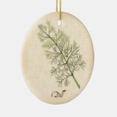 Dill Herb Ornament (Rechts)