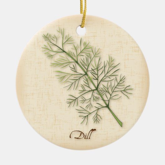 Dill Herb Ornament (Voorkant)