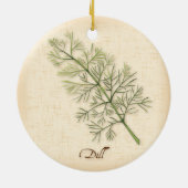 Dill Herb Ornament (Achterkant)