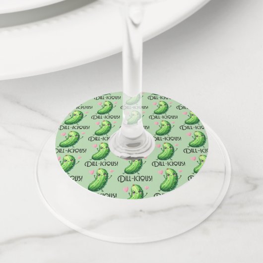 Dill-icious Wijnglaslabel (Dichtbij)