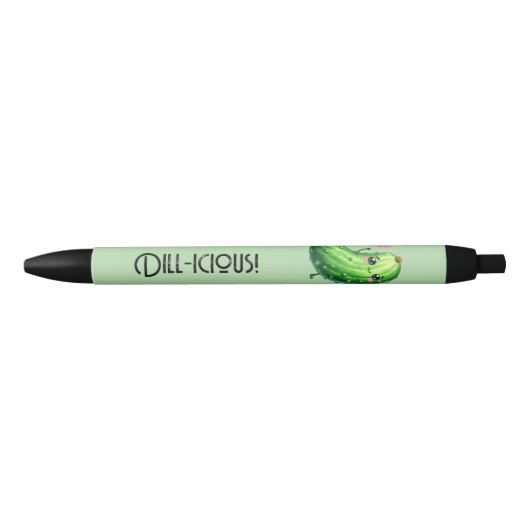 Dill-icous Zwarte Inkt Pen (Voorkant)