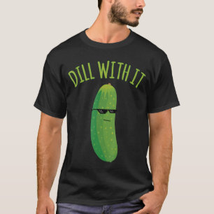Dill met het grappige augurk t-shirt