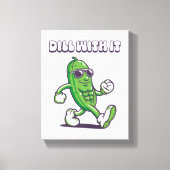 Dill met het koele augurk canvas afdruk (Voorkant)