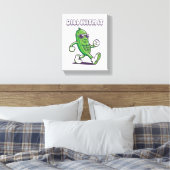 Dill met het koele augurk canvas afdruk (Insitu (Slaapkamer))