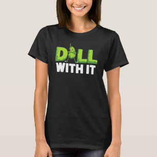 Dill met het veggie komkommer plantaardige augurk t-shirt