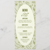 Dill Pickle Menu Kaart (Voorkant)