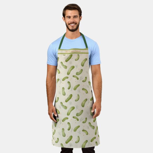 Dill Pickle Pattern All-Over Print Schort (Gedragen)