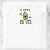 Dill Pickle Pun - Grappige Stickers (Tas)