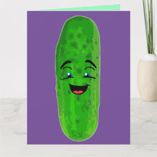 DILL PICKLES BIG DILL BIRTHDAY FUNNY OVERSIZED CAR KAART