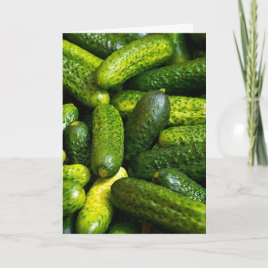 DILL PICKLES BIG DILL CARTE DE FUNNY ANNIVERSAIRE (Devant)