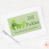 Dill Pickles Design Canning Label (Envelop)